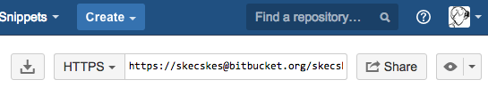Bitbucket Repository url